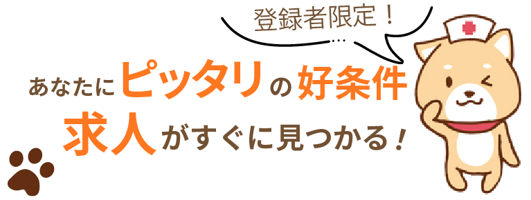 登録者限定！あなたにピッタリの好条件求人がすぐに見つかる！